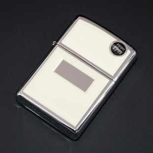 正品 2000年经典 Zippo打火机 收藏 白雅士双面机 绝版 原装