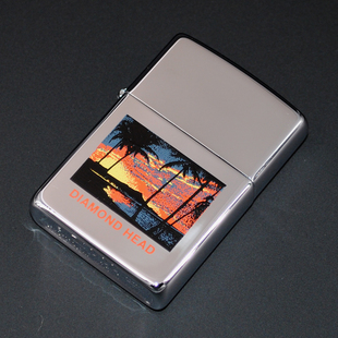 绝版 原装 正品 Zippo打火机 1996年夏威夷钻石山日出风景 收藏