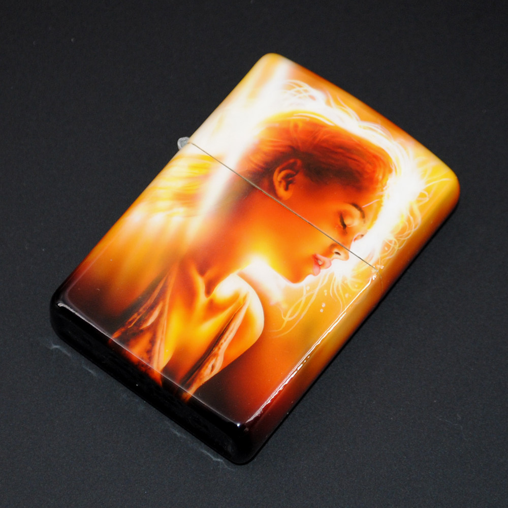 原装正品Zippo打火机-精品收藏-2025年Mazzi手绘会员机光之呼吸