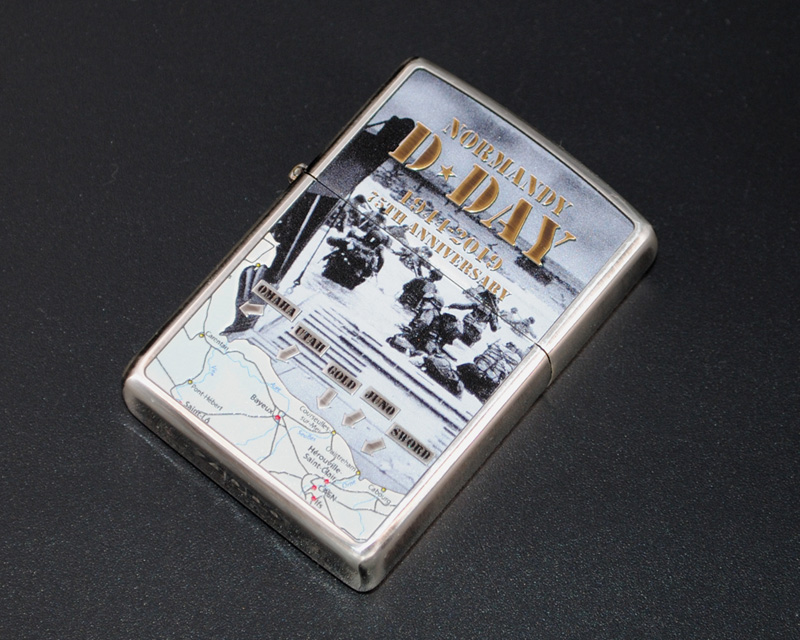 zippo日版熏银诺曼底登陆75周年