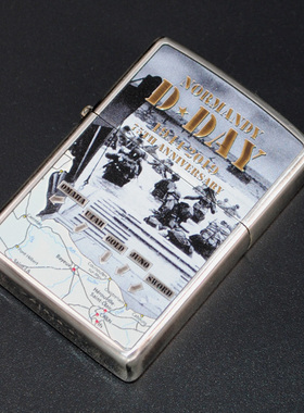 原装正品Zippo芝宝打火机-日韩收藏-2019年诺曼底登陆75周年纪念