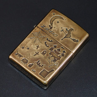 原装正品Zippo打火机-日韩收藏-2024年万圣节风女做旧复古款