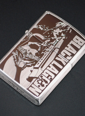 原装正品Zippo打火机-绝版收藏-2024年日本动漫黑礁莱薇Revy