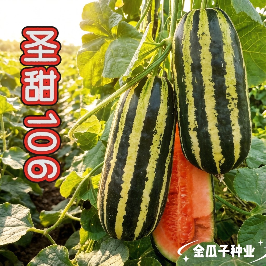 圣甜106甜瓜种子高产薄皮香瓜种籽抗病耐热耐寒春秋播水果蔬菜籽