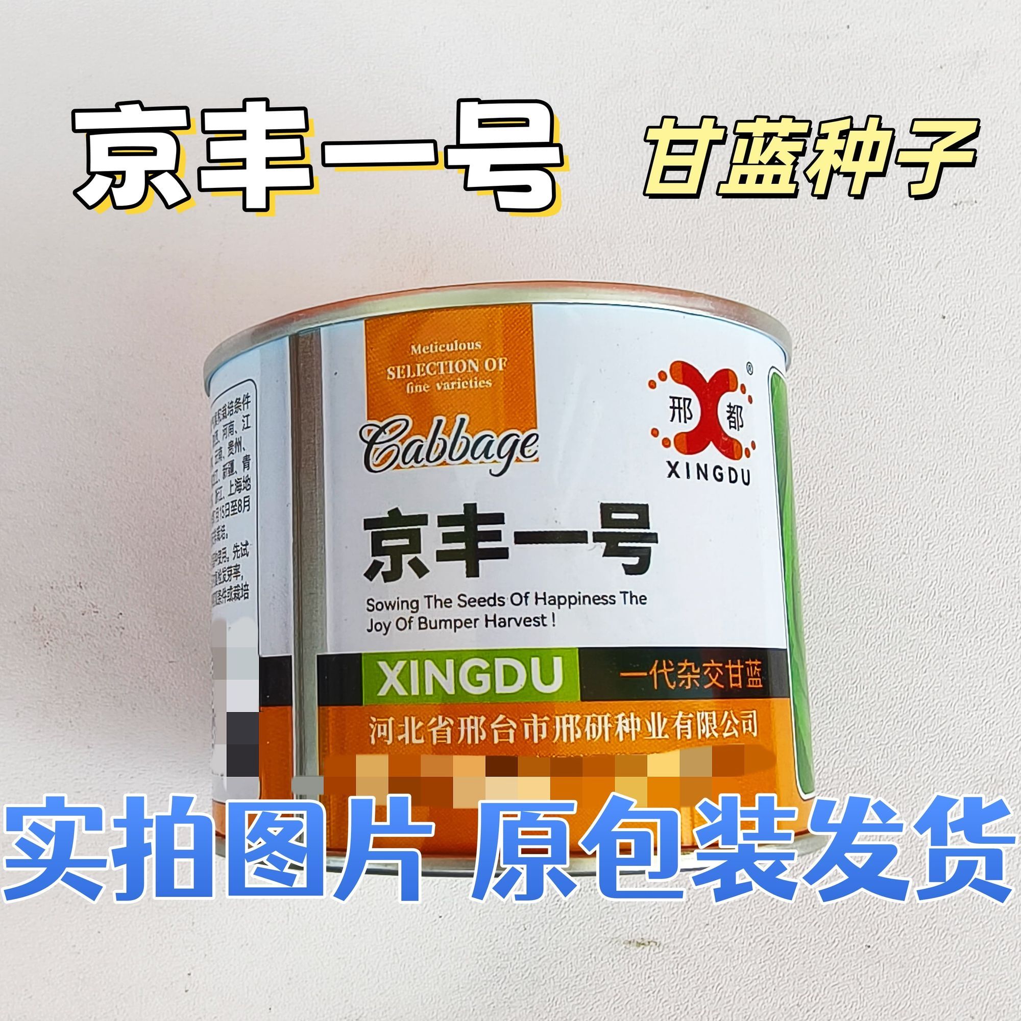 京丰一号绿甘蓝种子卷心菜包菜种子脆嫩耐寒高品质甘蓝四季蔬菜种