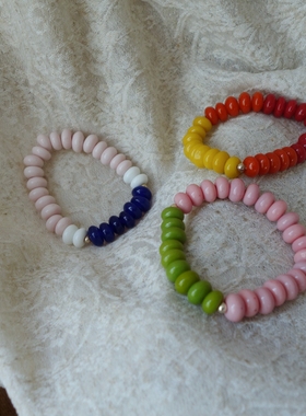 进口琉璃手链气质简约个性甜美