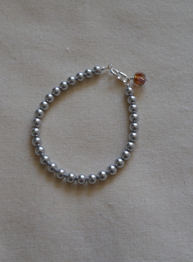 扑扑原创施华洛仿珍珠百搭手链