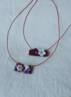 原创设计贝壳珍珠复古项链小众