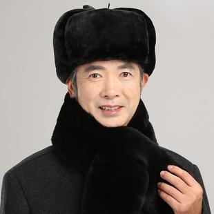 中老年人东北雷锋帽男款棉帽冬季爷爷加厚保暖火车头爸爸棉帽子