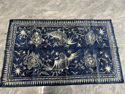 特色手工艺品纯手工刺绣连衣裙马甲老绣衣服老绣背带松桃蜡染A126