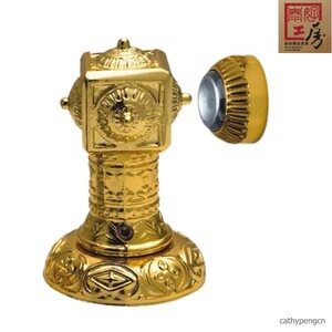 泰好工房泰好铜锁 简欧式纯铜门吸墙地吸强磁门地碰TH-HD318金色