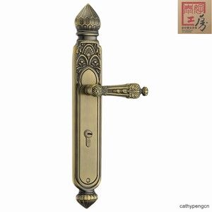 泰好工房泰好铜锁 简欧式入户大门室内门锁全铜把手LM/TH85-1118A