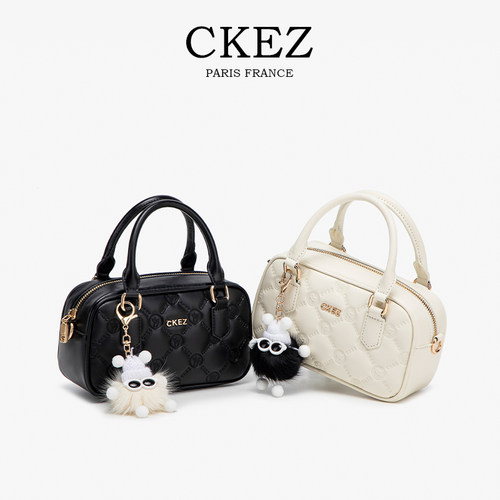 【CKEZ官方正品】包包女式2026新款时尚百搭手拎菱格单肩包斜挎包