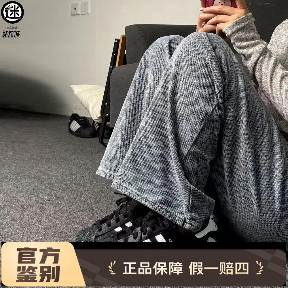 球鞋定制 Adidas/阿迪达斯 originals 笔刷泼墨女子贝壳头休闲鞋