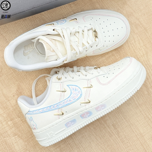 耐克 Air Force 球鞋 梵高印象清新少女感女子板鞋 Nike 定制