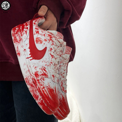 球鞋定制 Nike/耐克 Court Borough 案发现场泼墨哥特风女子板鞋