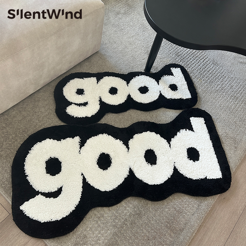 'good'绒绒毛居家地垫ins风簇绒