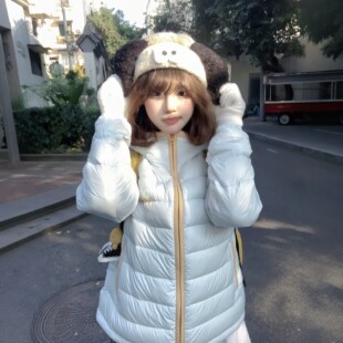 巨好看排骨羽绒棉服女2026冬季新款韩系棉衣学生保暖夹棉宽松外套