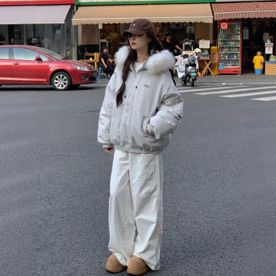 露思同款～高级感派克棉服外套女