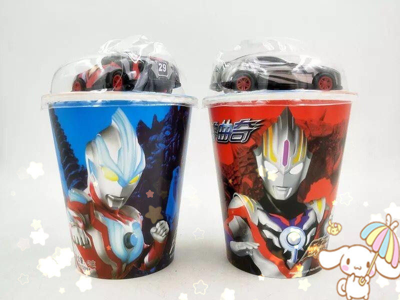 舔乐卡通奥特曼造型曲奇饼干 40g 儿童零食 送小汽车玩具 包邮