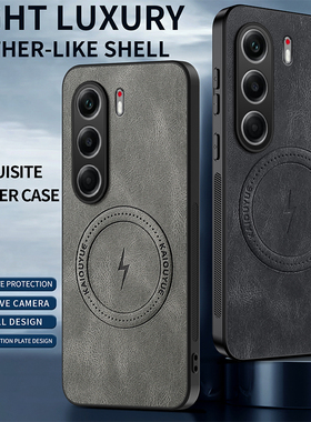 适用传音Camon40pro 4G/5G手机壳复古纳帕纹磁吸简约商务Camon40个性创意防摔男女款保护套潮