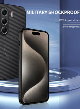 简约商务个性创意肤感碳纤维纹磁吸适用传音Camon40pro手机壳防摔男女款保护套潮