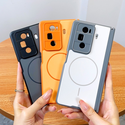 适用荣耀Magic Vs3折叠手机壳肤感磨砂双中轴磁吸简约商务个性创意防摔男女款保护套潮