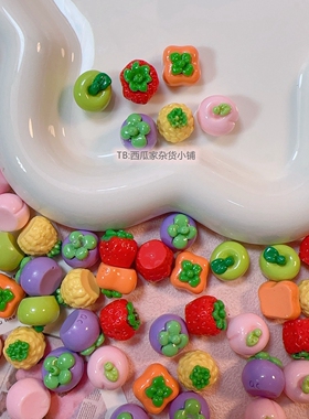 迷你diy半立体手工发夹奶油胶