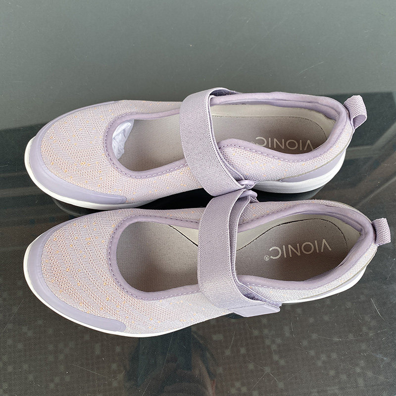 vionic玛丽珍女魔术贴单鞋34 35码简约橡胶底舒适圆头单鞋春秋款