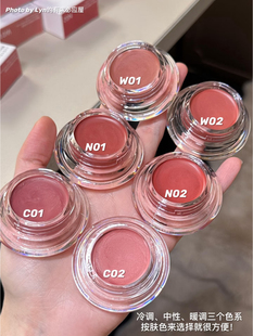 拒绝班味~橘朵多用膏水感精华腮红清透裸妆自然显白腮红眼影口红