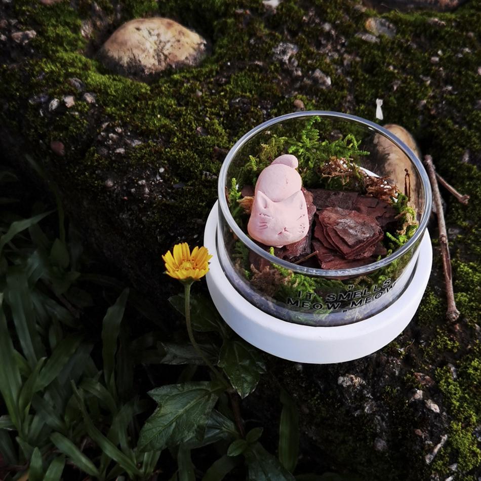 香薰摆件松木青苔扩香器无火香薰