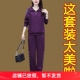春装 大码 两件套 新款 中年妈妈洋气卫衣卫裤 休闲运动套装 女2025秋季