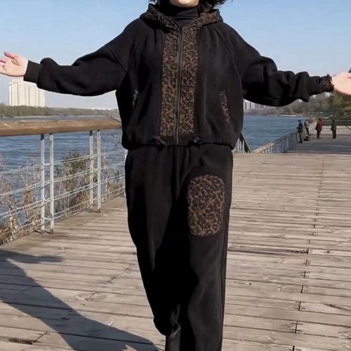 套装女秋冬新款高档中老年两件套