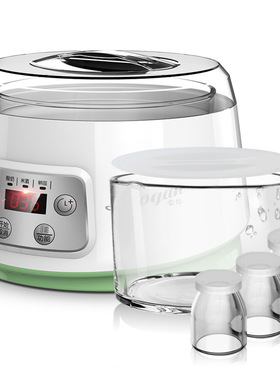 蒙得 ZCW-S03酸奶机家用小型全自动自制米酒纳豆机玻璃内胆1.3L量