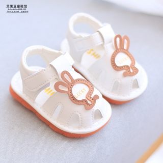 夏季宝宝学步鞋透气婴儿鞋子防滑软底幼童鞋1-2岁男女叫叫鞋凉鞋