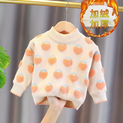 冬季女童毛衣内搭线衣上衣打底衫