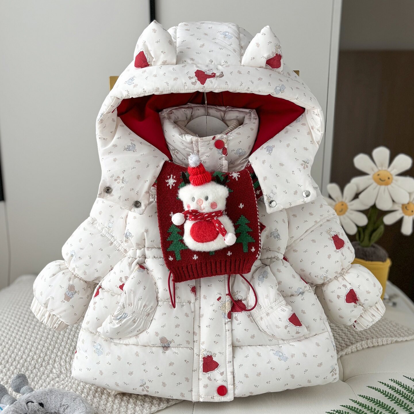 女童冬季棉衣洋气时髦小女孩棉袄