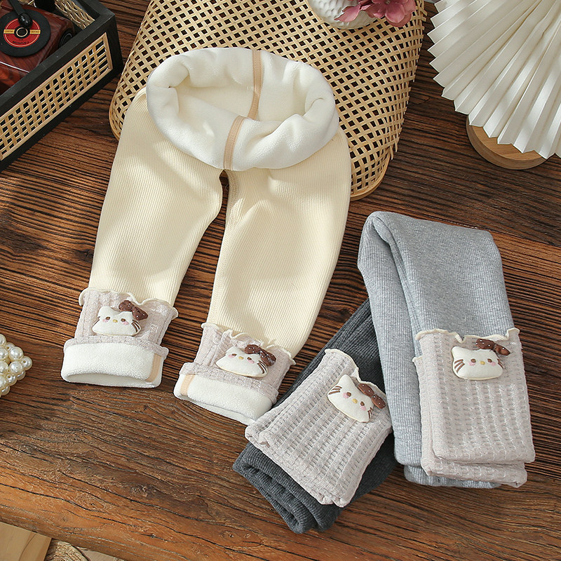超洋气女童加绒打底裤秋冬季女宝宝外穿加厚长裤小女孩一体绒裤子,童装/婴儿装/亲子装,裤子,淘宝优惠券,粉丝福利购,淘宝优惠卷
