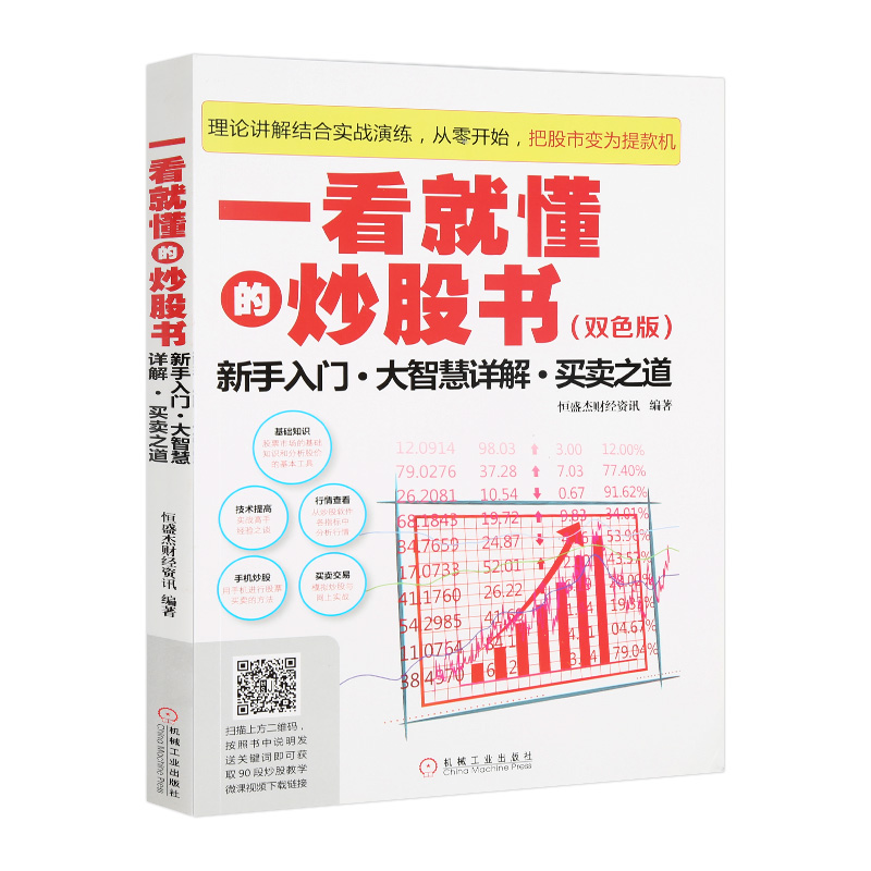 【二维码视频教学】一看就懂的炒股书 股票操作学 股票大作手操盘术 炒股的智慧 新手入门学习炒股基础书籍股票入门基础知识技巧