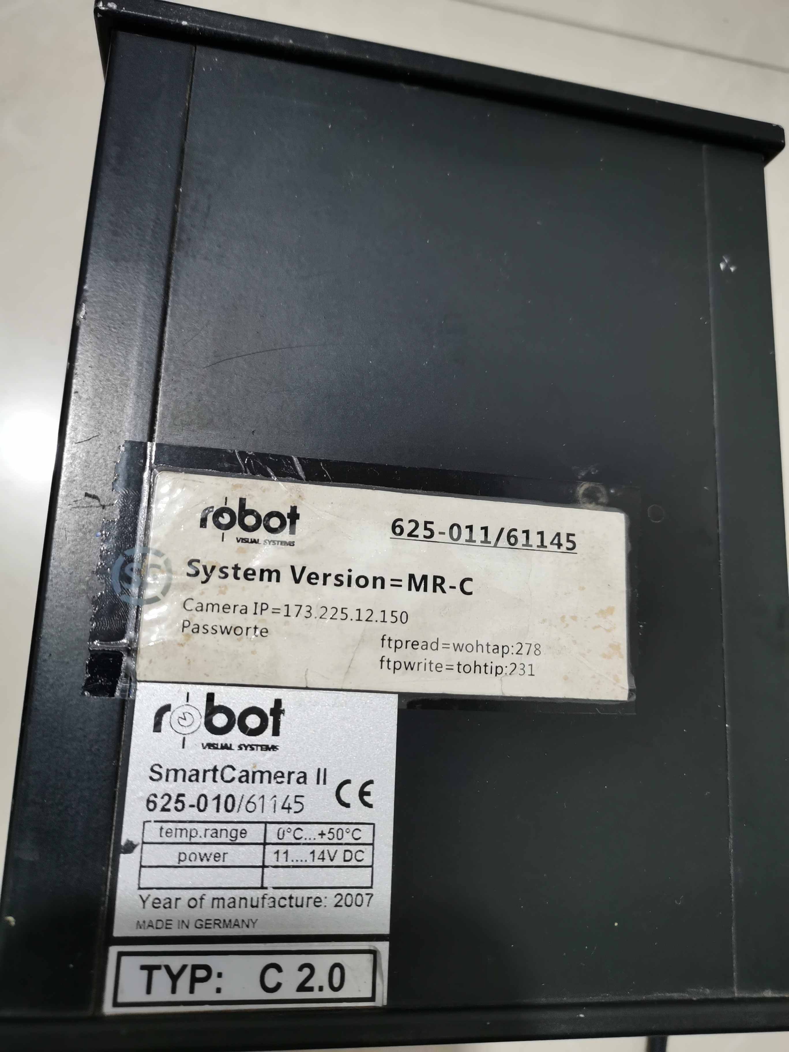 robot控制器smart camera ii 625-010/61145 原装 询价