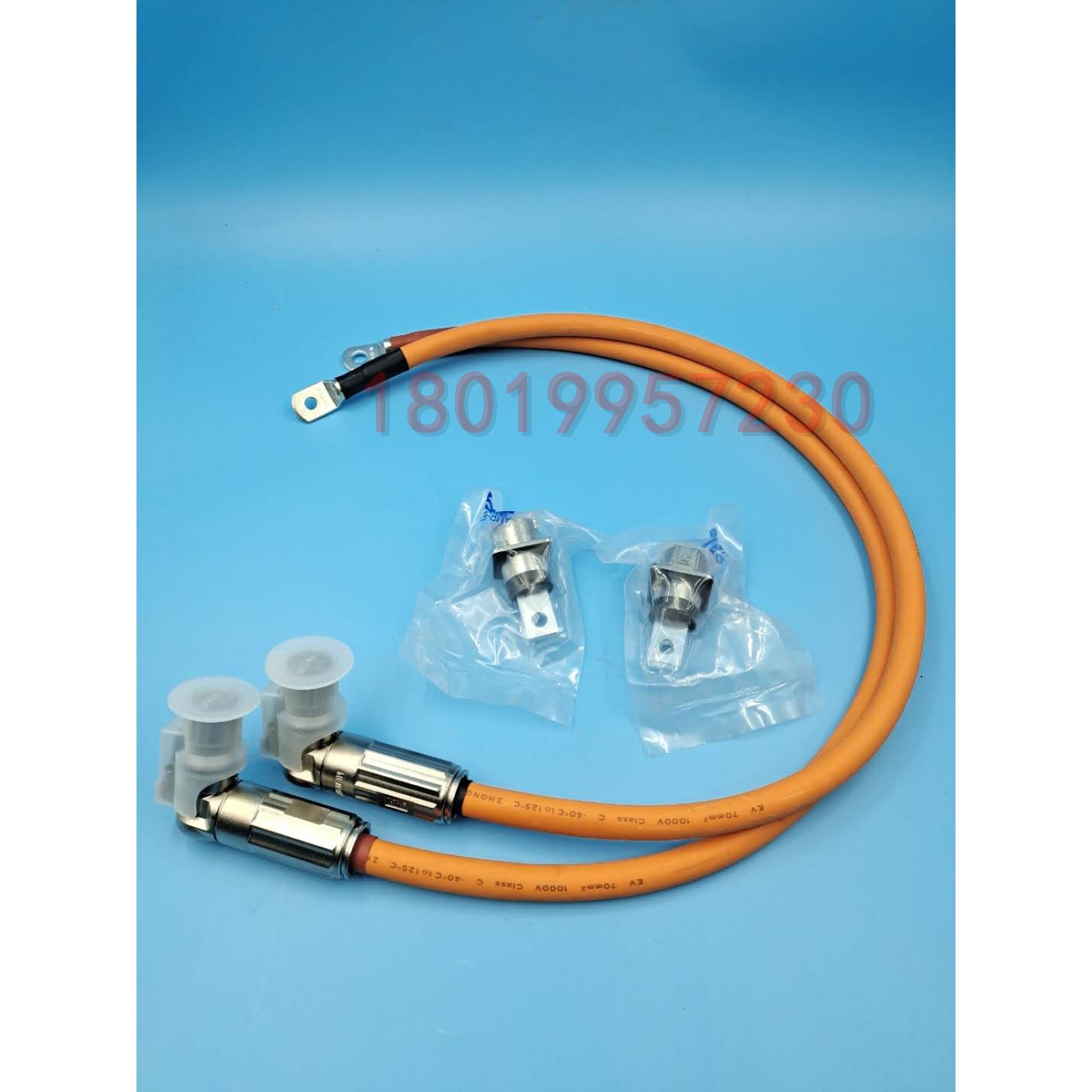 BYD比亚迪平衡重电动叉车充电插头电源电池连接线正负极高压线