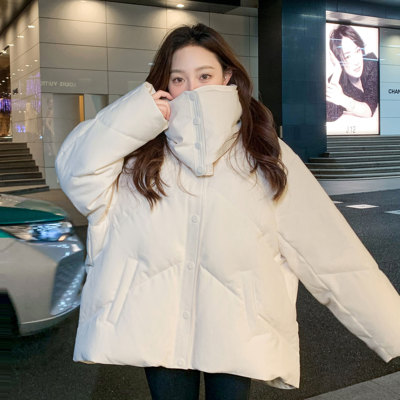 XD 2023冬新款泰国进口中控纱高级感白色中长款羽绒服95白鹅绒女