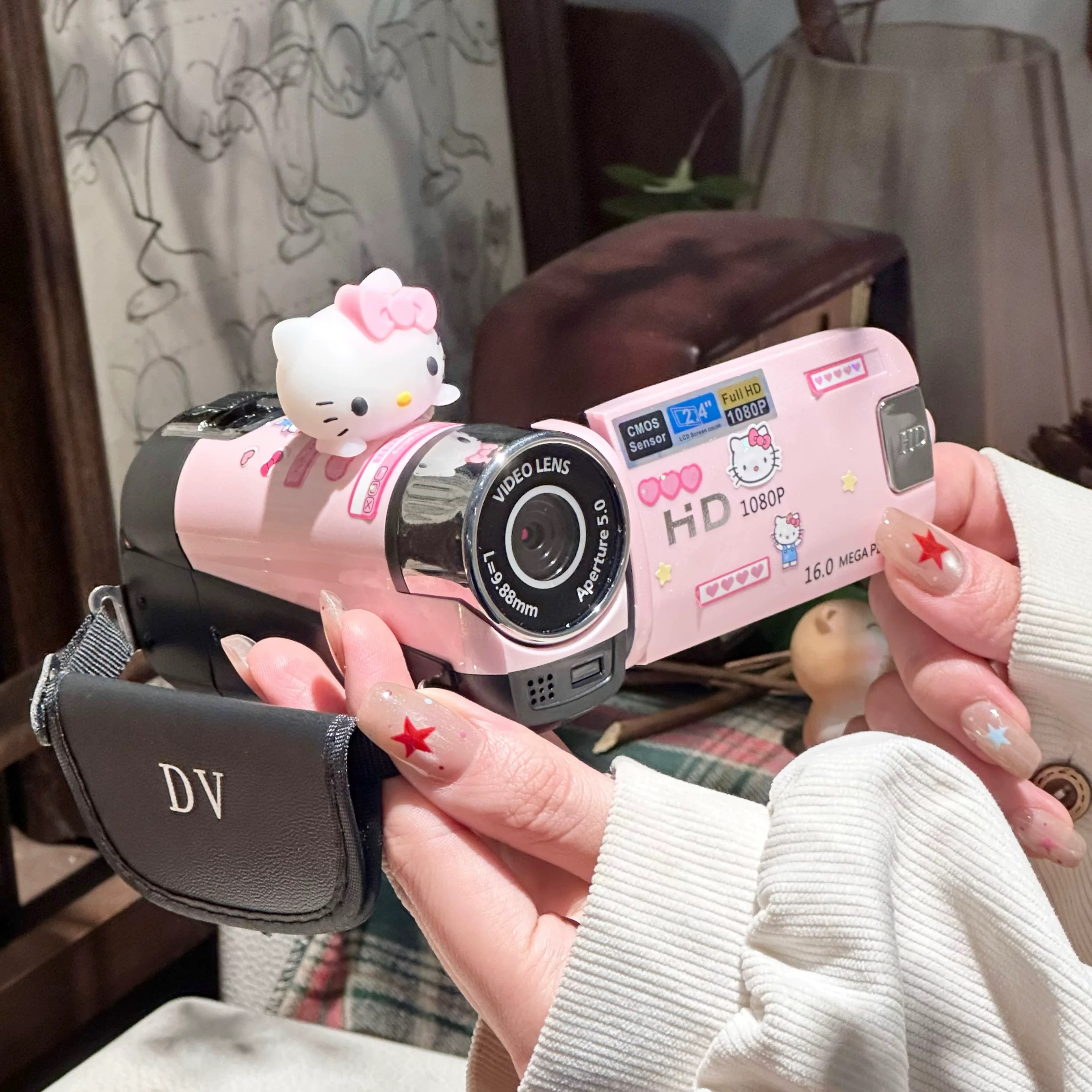 凯蒂猫ccd相机手持自拍生学生党vlog数码高清旅游DV新年生日礼物