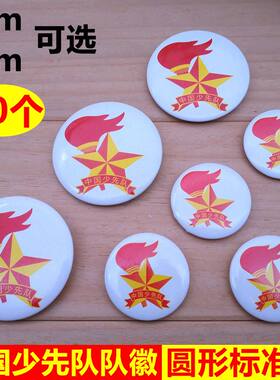 中国少先队队徽 大号小学生少先队员胸章塑料安全别针5字队徽徽章