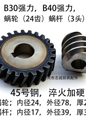 正品力丰B30/40/50/60强力打蛋机 搅拌机 蜗轮 齿轮 蜗杆 涡轮