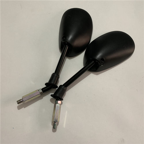 适用铃木弯梁UD110摩托车HJ110-6后视镜反光镜倒车镜子左右一副价