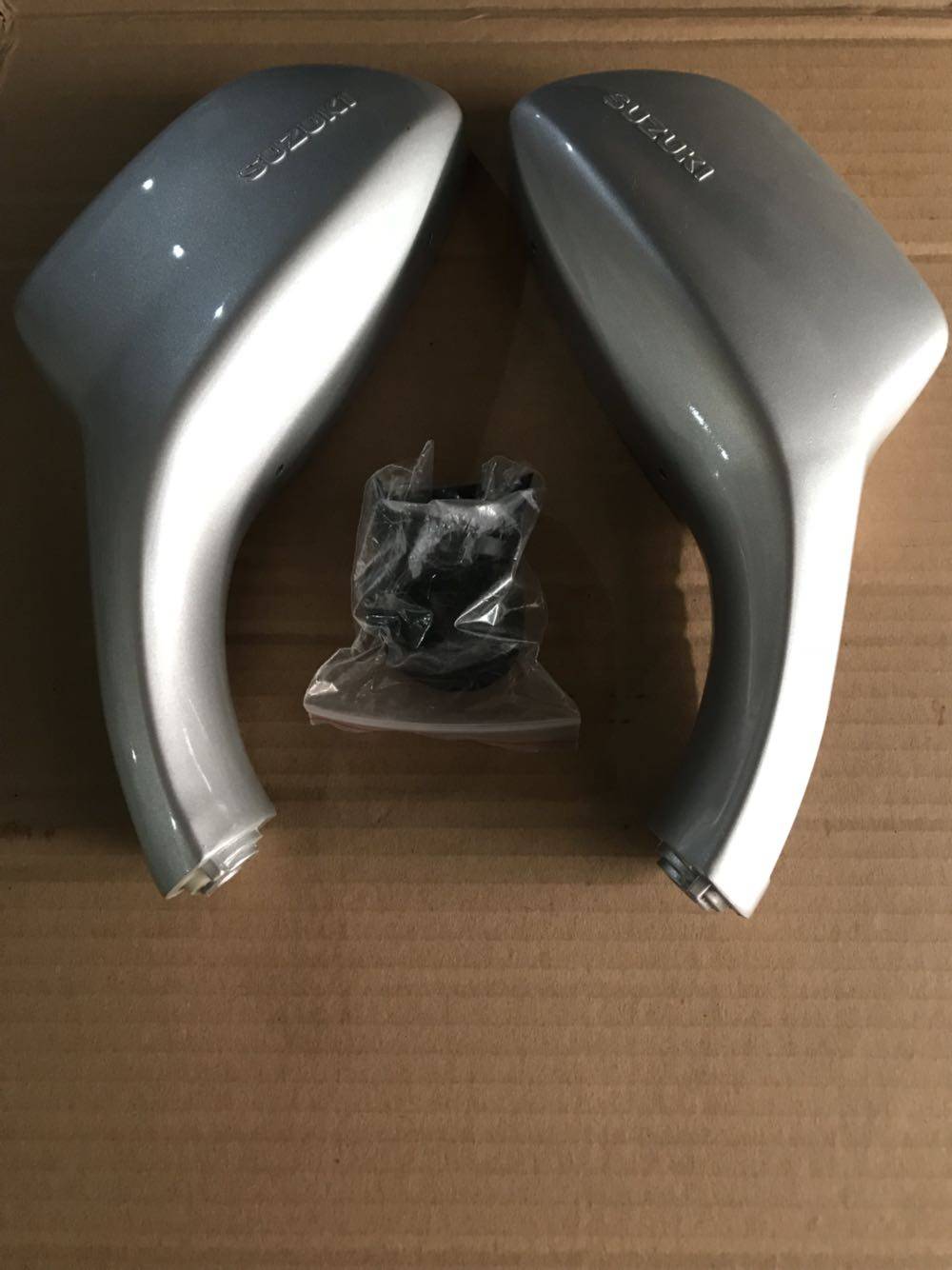 适用轻骑铃木新锋彩QS125T-3/3A后视镜 锋彩QS150T-3左右反光镜