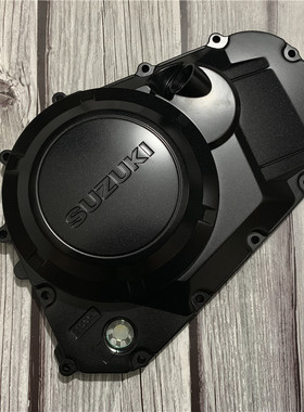 适用铃木摩托车跑车GSX250R离合器盖黑色离合器边盖DL250右箱盖