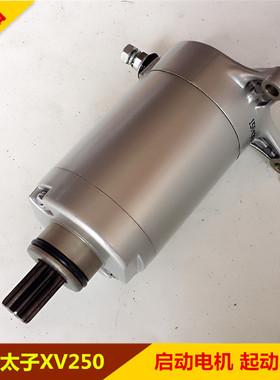 适用天王太子250马达 XV125 XV250启动电机 QJ250-H LF250马达