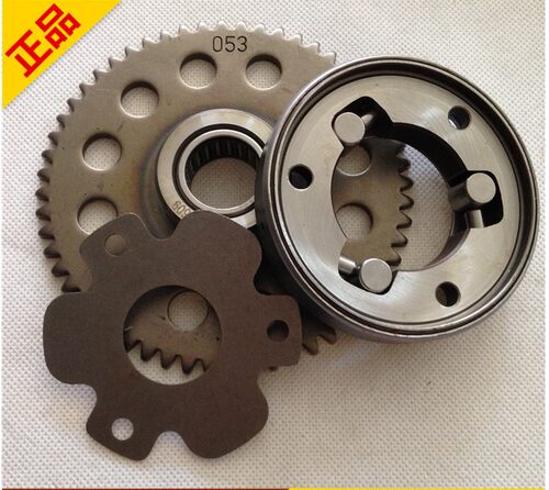 适用铃木战獒150 QM150GY-C 悦胜QM150-3K雷豹王启动盘超越离合器